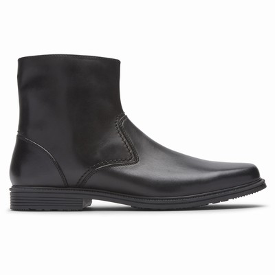 Rockport Taylor Waterproof Zipper Stiefel Herren Schwarz BWN-351870